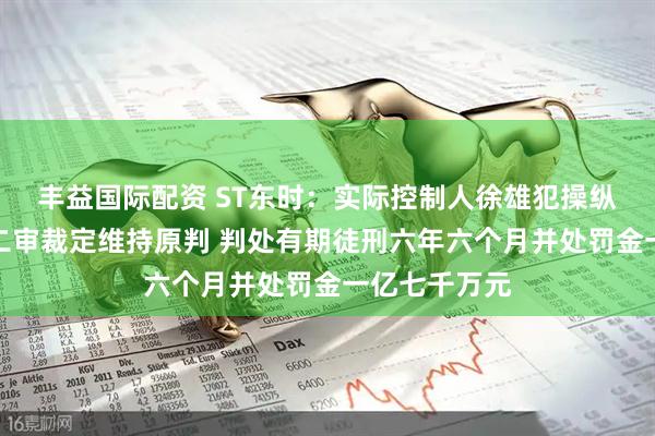 丰益国际配资 ST东时：实际控制人徐雄犯操纵证券市场罪二审裁定维持原判 判处有期徒刑六年六个月并处罚金一亿七千万元