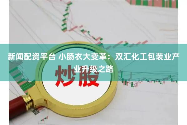 新闻配资平台 小肠衣大变革：双汇化工包装业产业升级之路