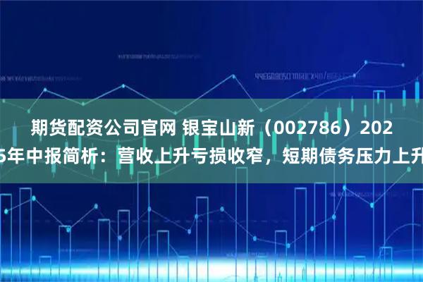 期货配资公司官网 银宝山新（002786）2025年中报简析：营收上升亏损收窄，短期债务压力上升